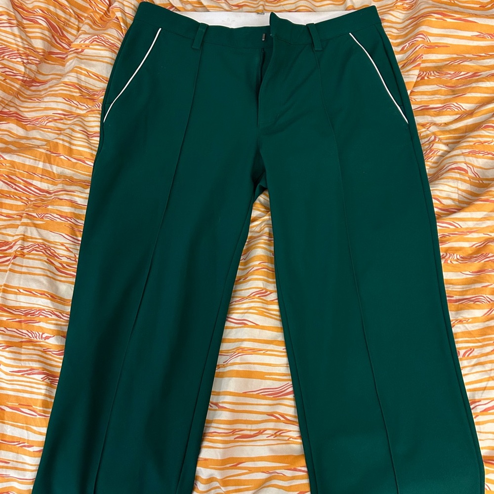 Adidas x Bogey Boys Golf Pants - Green with White Accents - Size 32x32